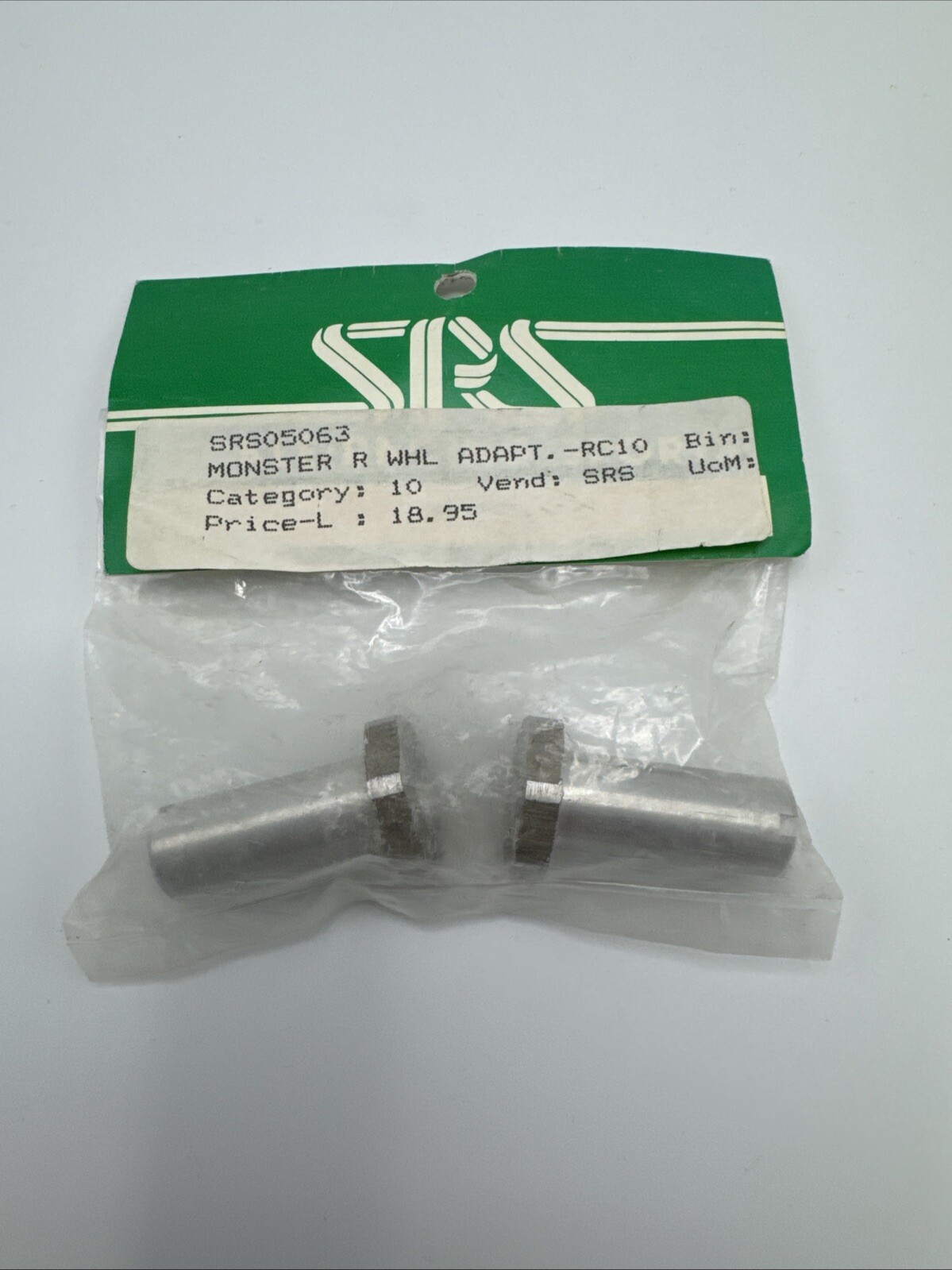 Vintage SRS Scale Racing Sports Monster Truck Rear Wheel Adapter RC10 05063