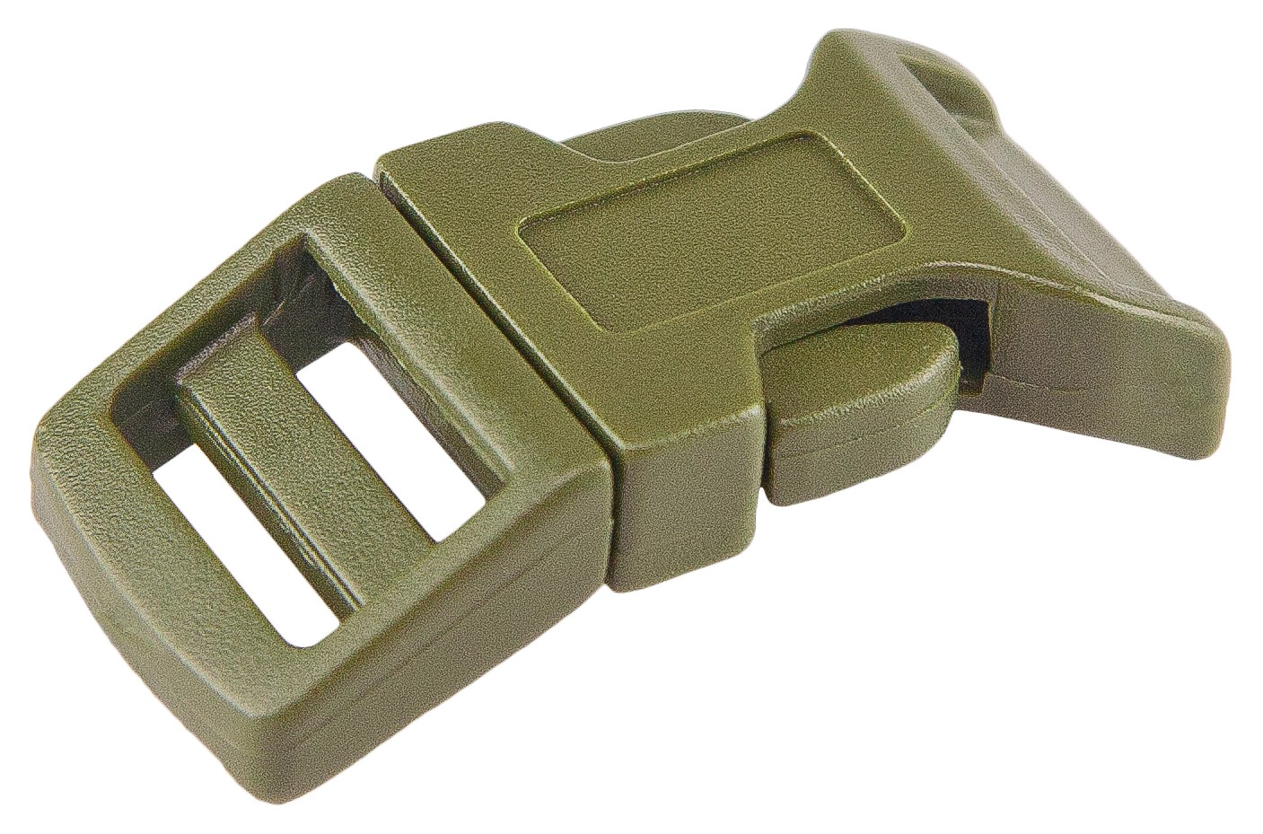 20 - 5/8 Inch Olive Drab Green Economy Contoured Side Release Plastic Buckles