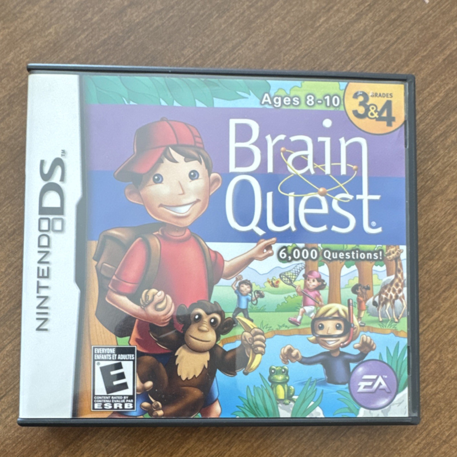 Nintendo Brain Quest Cartridge Case for Nintendo DS DS Original
