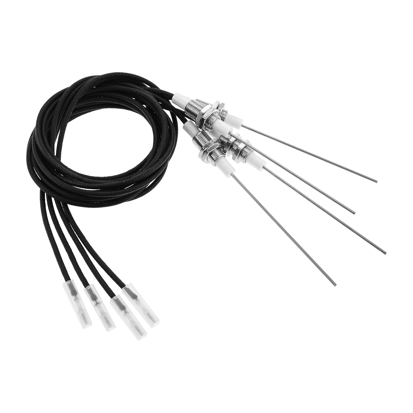 4P Universal Spark Igniter Ceramic Electrode Ignition Plug 36" for Gas Fireplace
