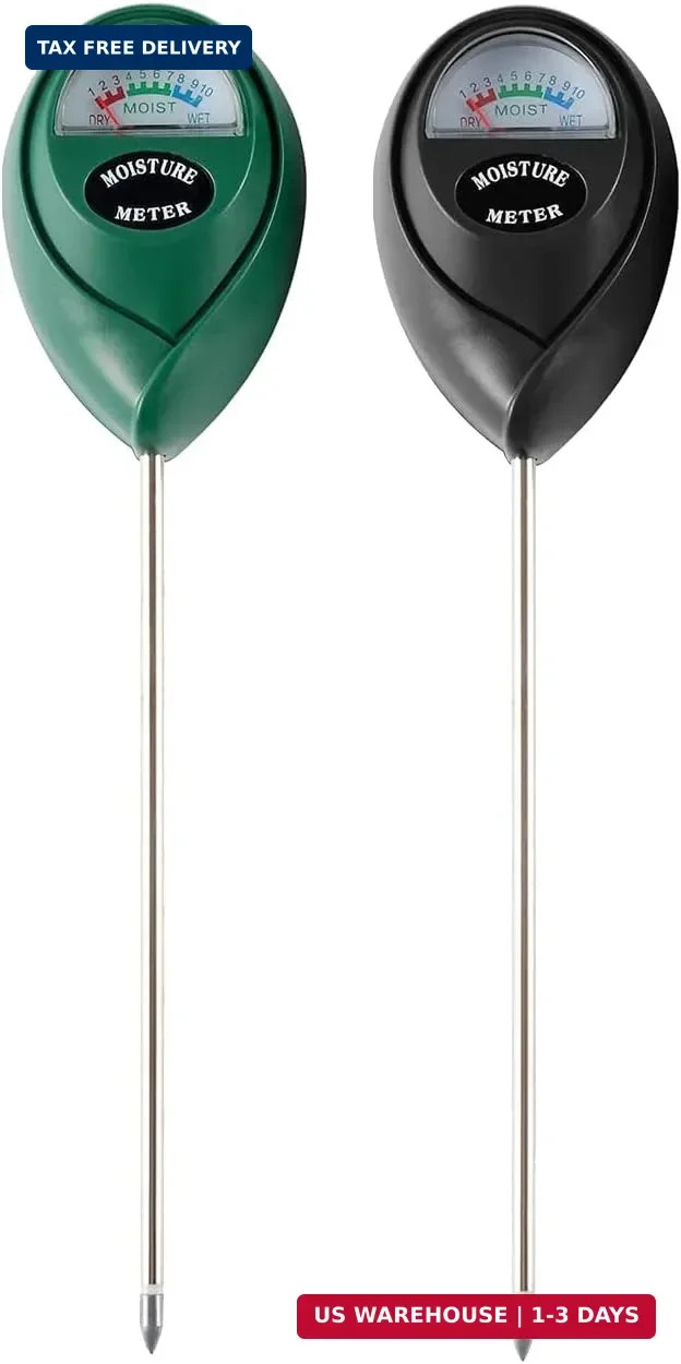 Soil Moisture Meter, 2 Pack Plant Water Meter Soil Meter Moisture Sensor Hygrome