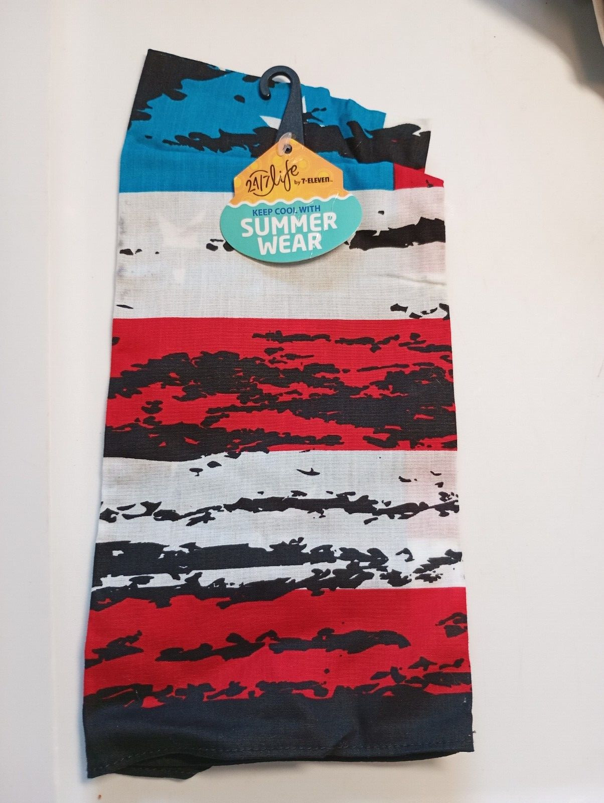 Bandana American Flag Pattern Summer Wear 7-Eleven With Tag