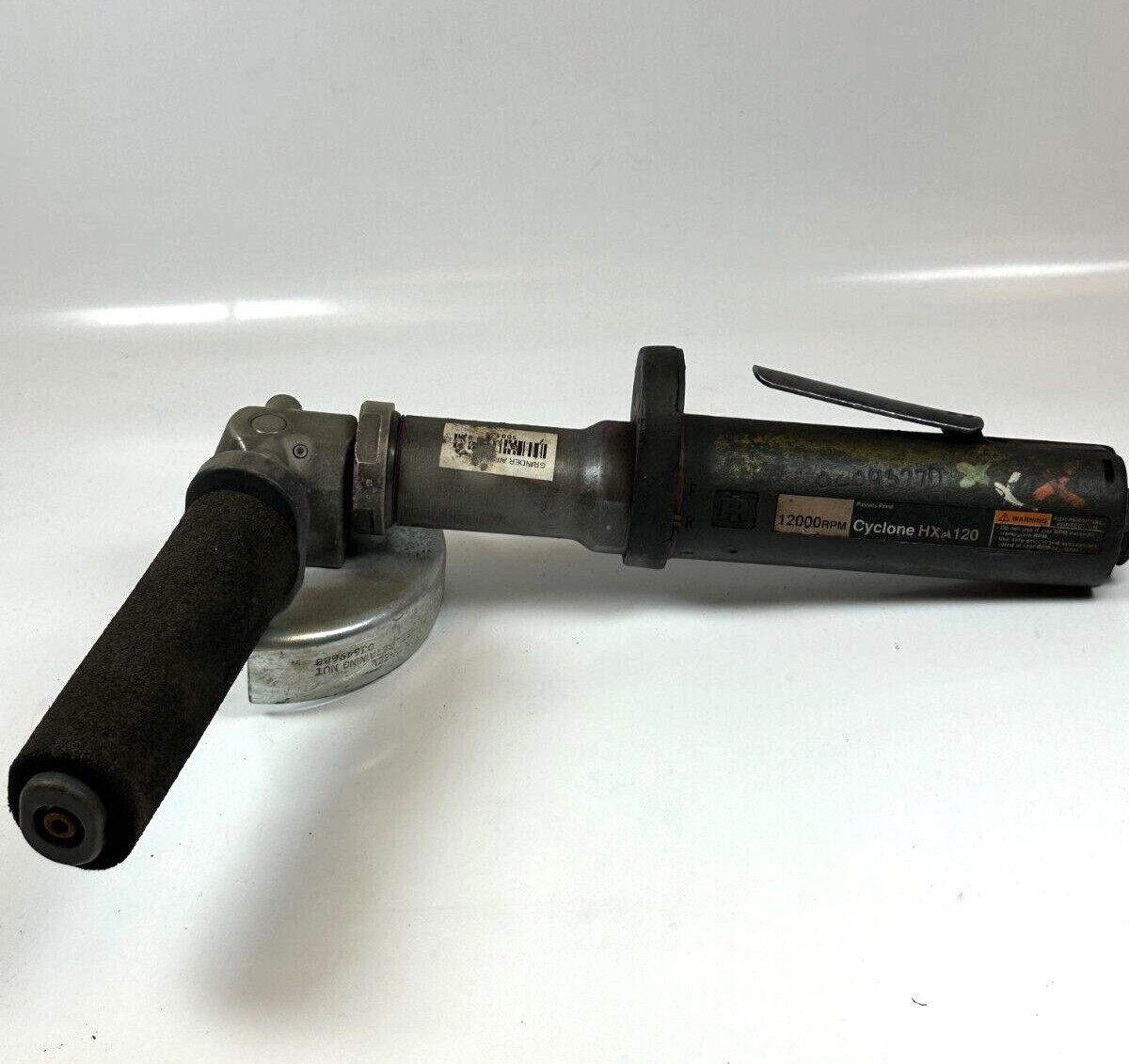 Ingersoll Rand 4" Angle Air Grinder 12000RPM Cyclone HXA120 Guard Handle #500138