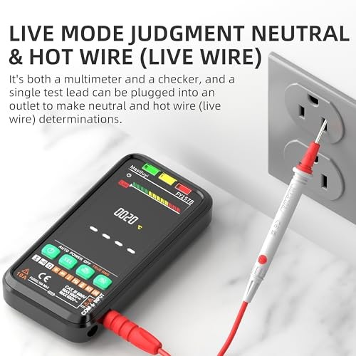 Multimeter Digital, Rechargeable Electrical Tester, NCV Intelligent Multi