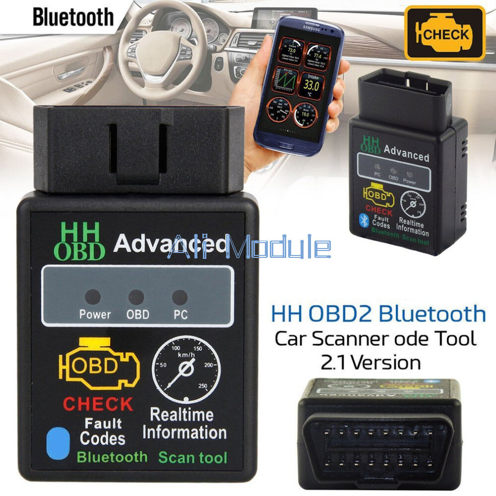 ELM327 V2.1 OBD 2 OBD-II Car Auto Bluetooth Diagnostic Interface Scanner Android