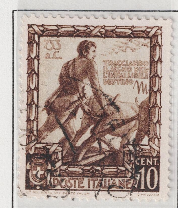 Italy Agriculture Cows stamp 1937 EUR