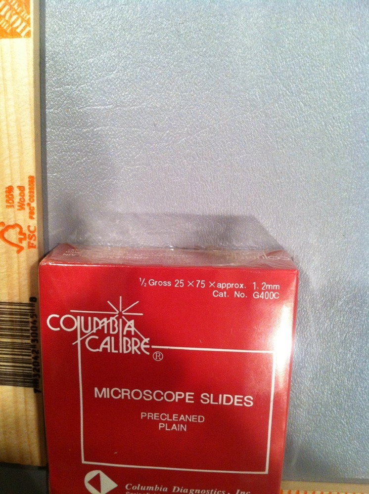 Vintage Microscope Slides