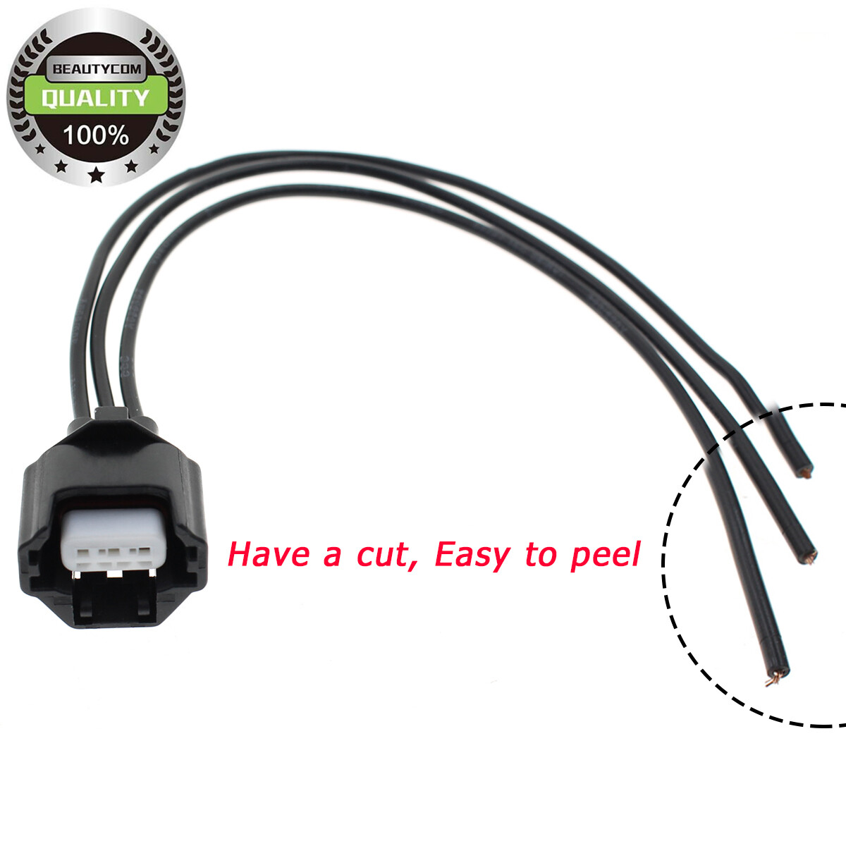 Pigtail Crankshaft Camshaft Position Sensor Connector Plug for Nissan Infiniti
