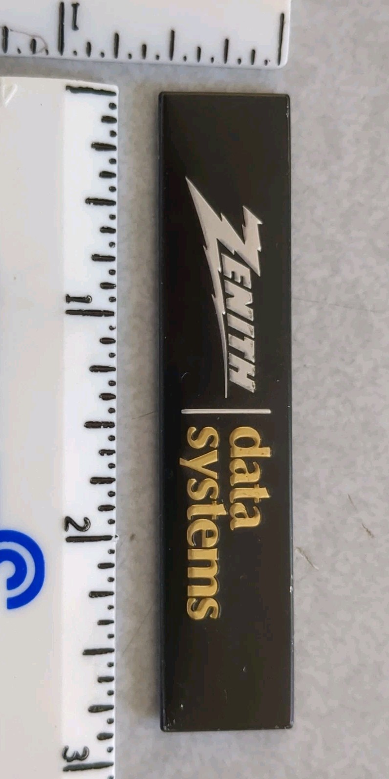 1x Vintage Zenith Data Systems Emblem Logo Name Plate