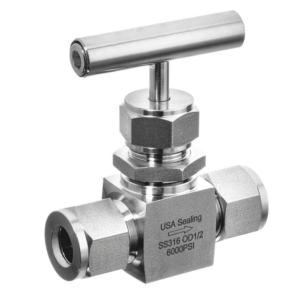 USA INDUSTRIALS ZUSA-VLV-89 Needle Valve,Straight Fitting Style 56DK40