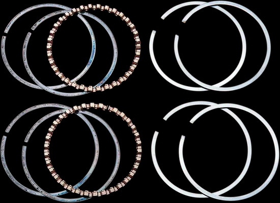 Hastings Cast Piston Ring Set 3.508in Bore .01 Over Harley Sport 82-83