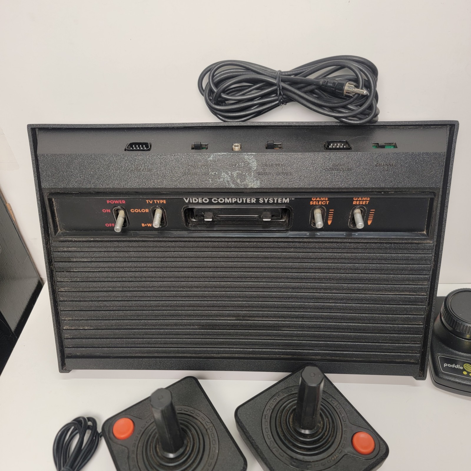 Atari 2600 Console * Controllers * Games ** Large Lot ** Untested