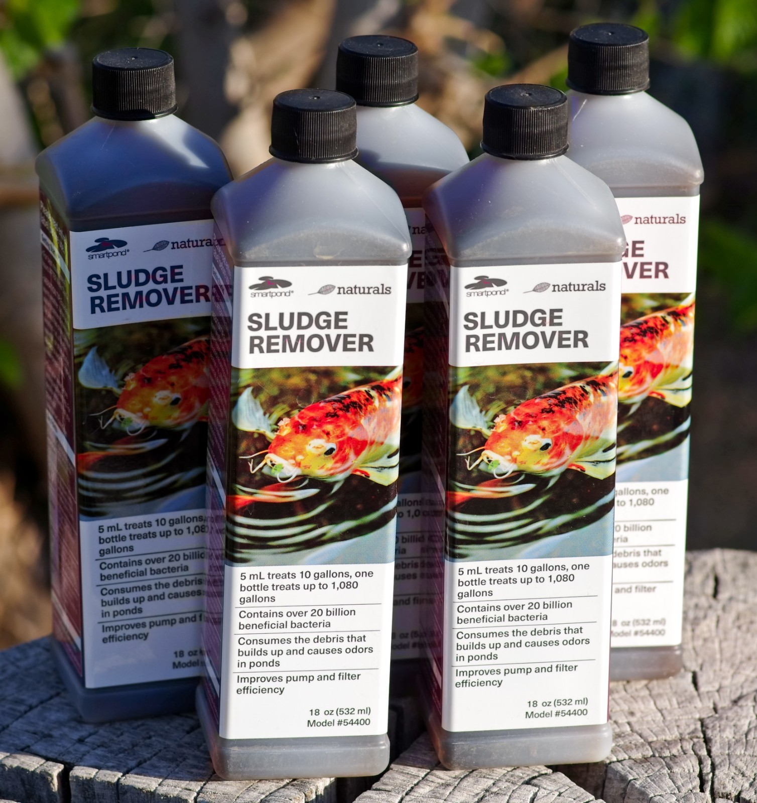 Smartpond Sludge Remover WTNSR18 18oz. For Ponds LOT OF 5 BOTTLES! NEW SEALED!