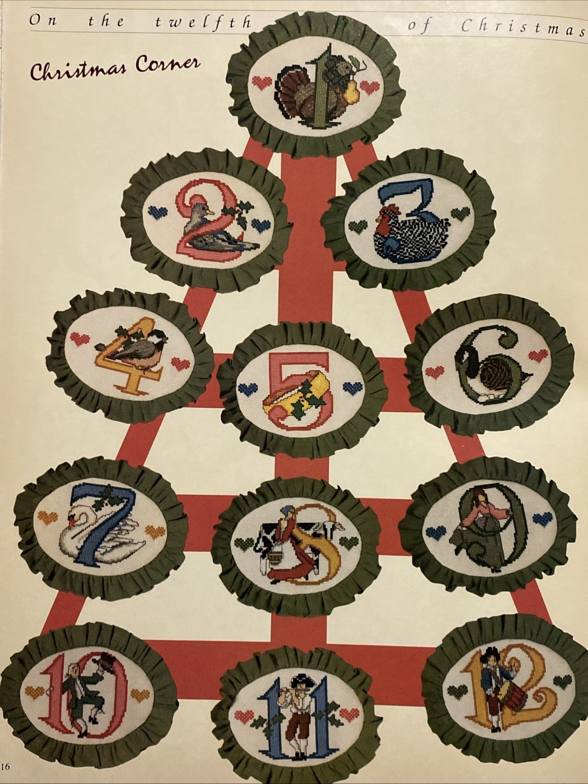 The Twelve Days Of Christmas Cross Stitch Patterns