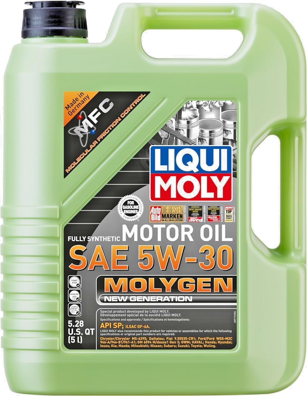★  5L Liqui Moly 5W30 Molygen New Generation MFC Synthetic Engine Oil LM20228 ★