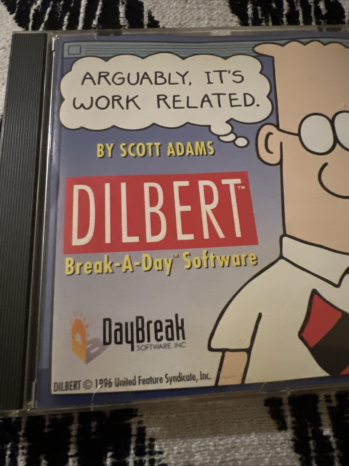 Dilbert Daybreak Break-A-Day Software By Scott Adams 1996 Cd Free Gift 🎁