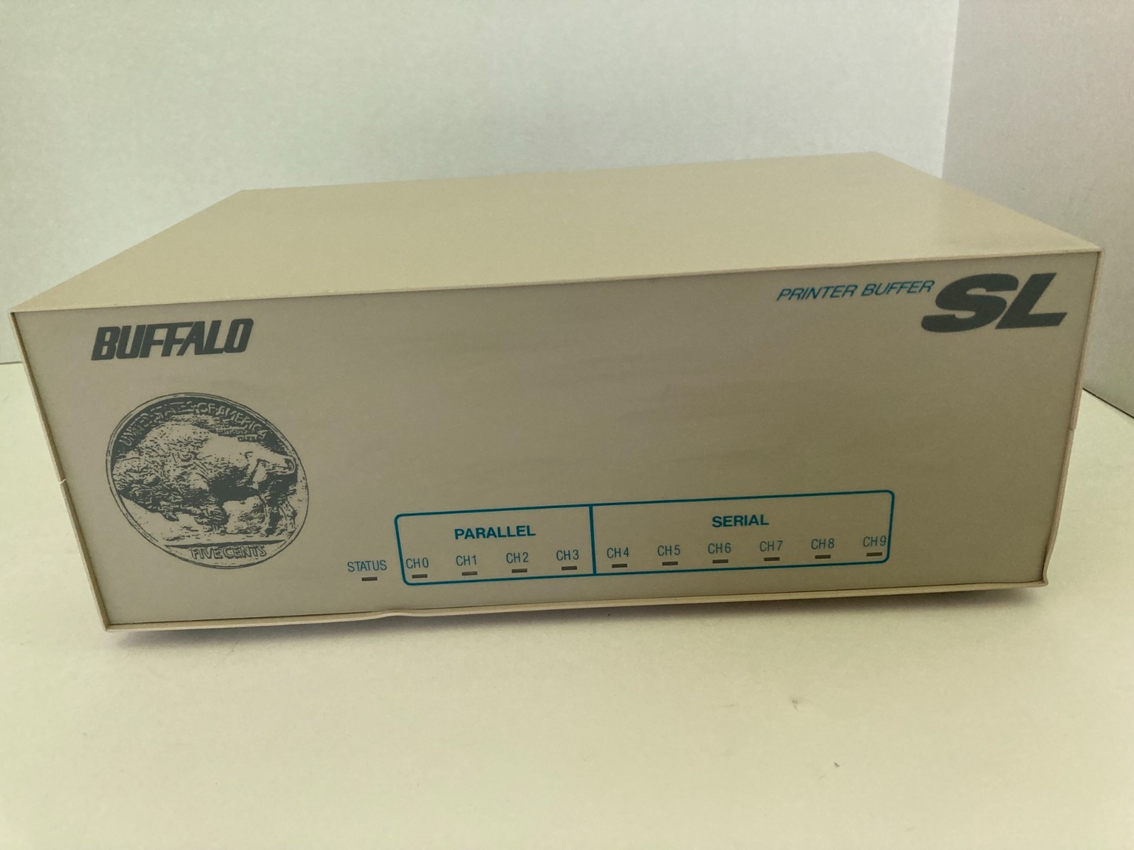 Buffalo Printer Buffer Box SL. 4x 25-pin Parallel + 6x25-pin Serial Ports 120Vac