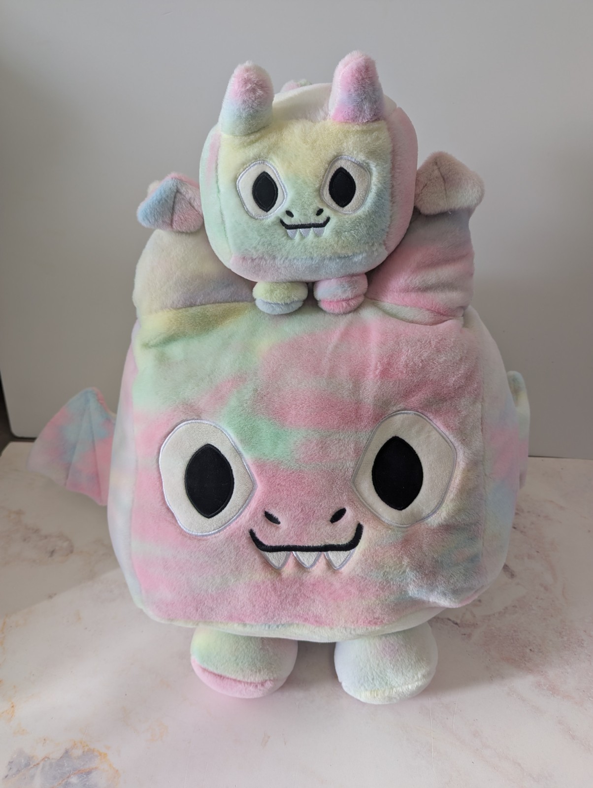 Titanic Tie Dye Dragon Plush (NO CODE) Pet Simulator Big Games Roblox