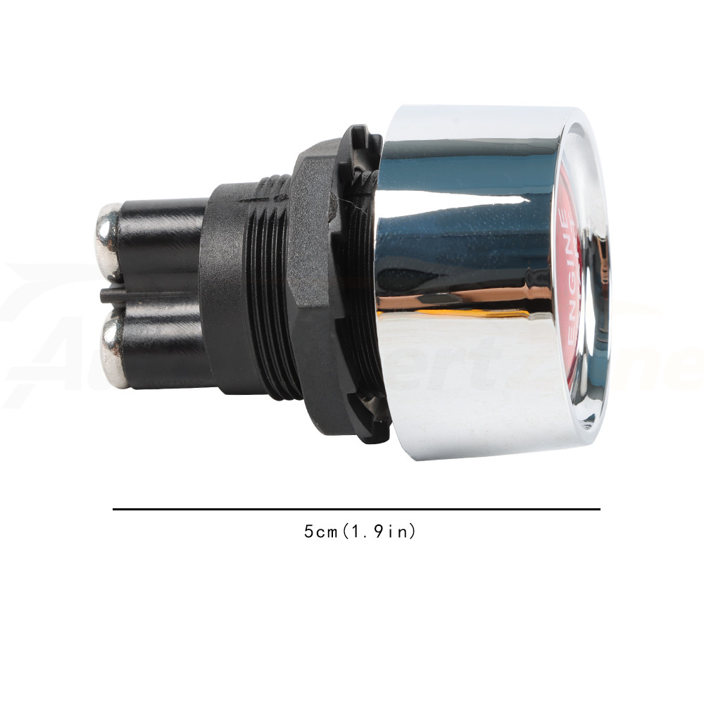 Universal 12V Car Red Illuminated Engine Start Switch Push Button Race Starter