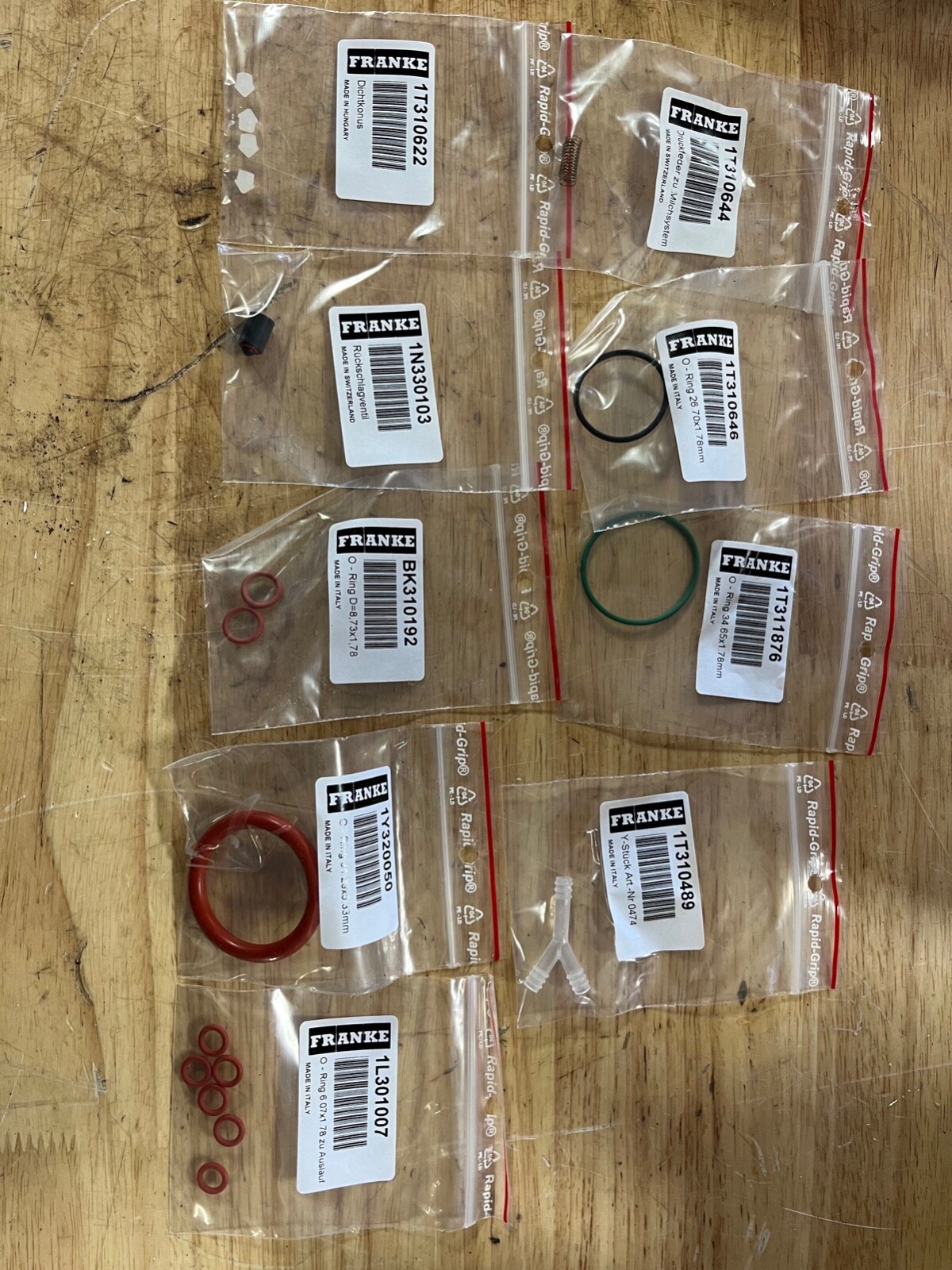 Franke BK321026 Espresso Machine Service Kit See Pictures for What is Included. 