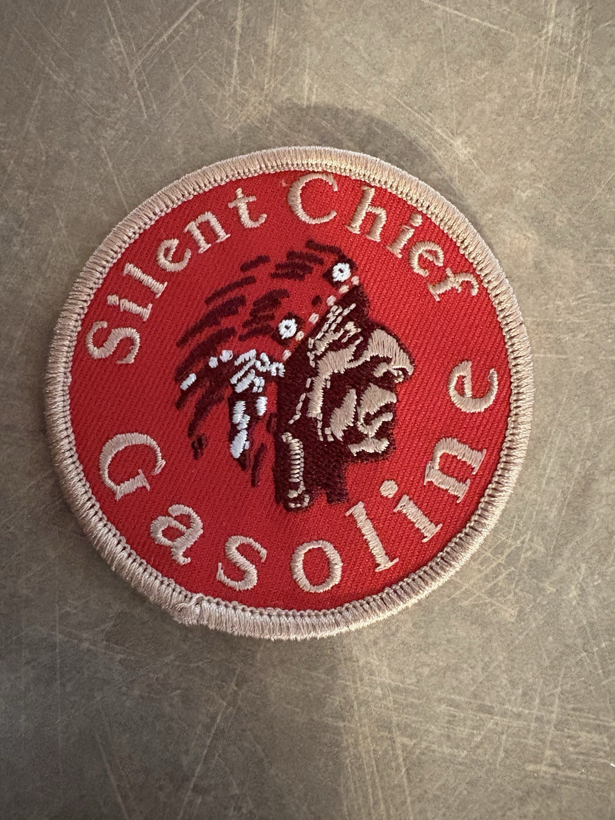 New Silent Chief Gasoline retro vintage classic embroidered patch patches Moto