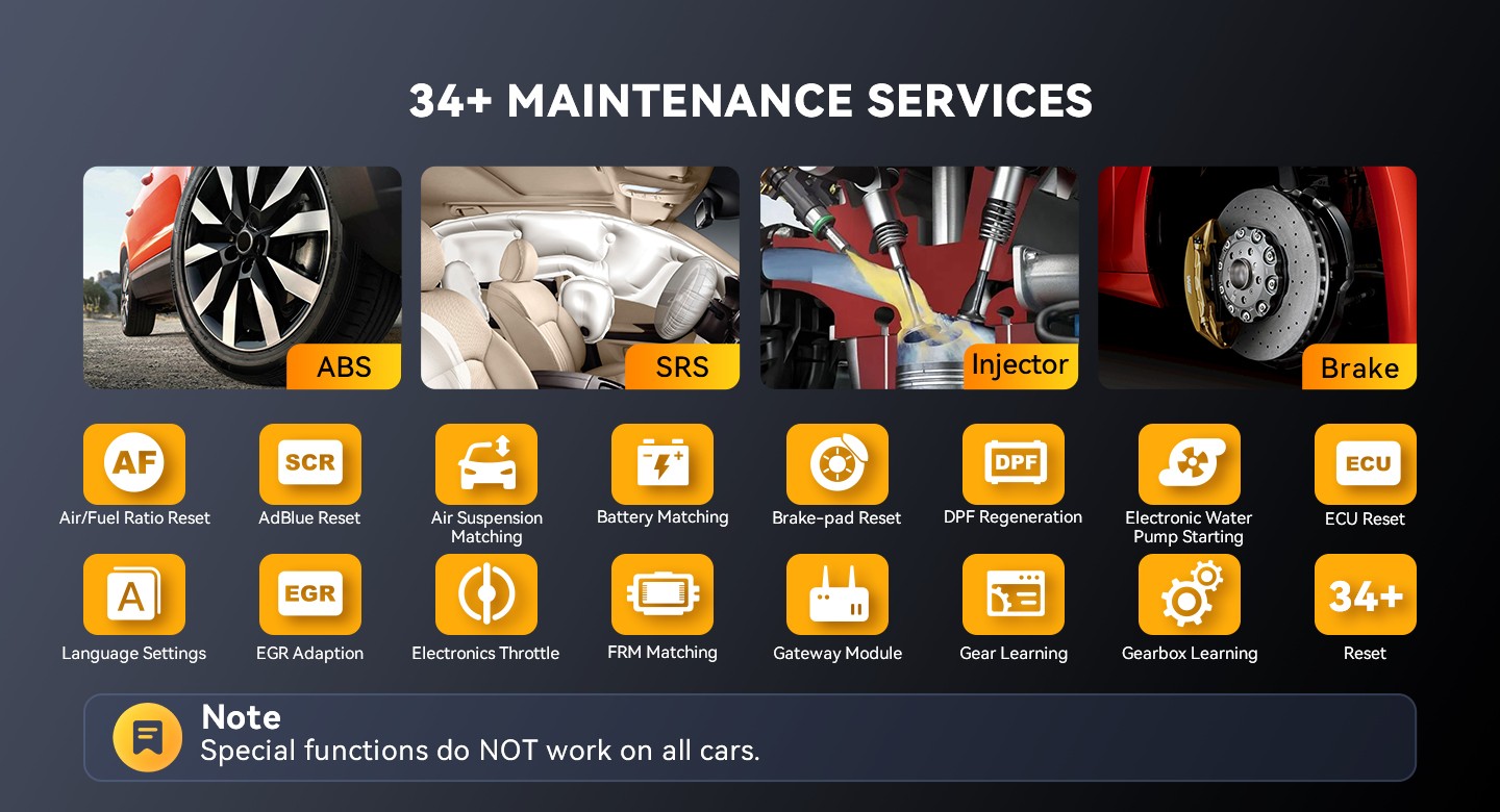 689BT ThinkCar Car Auto Diagnostic Tool OBD2 Scanner Bidirectional E~CU Coding