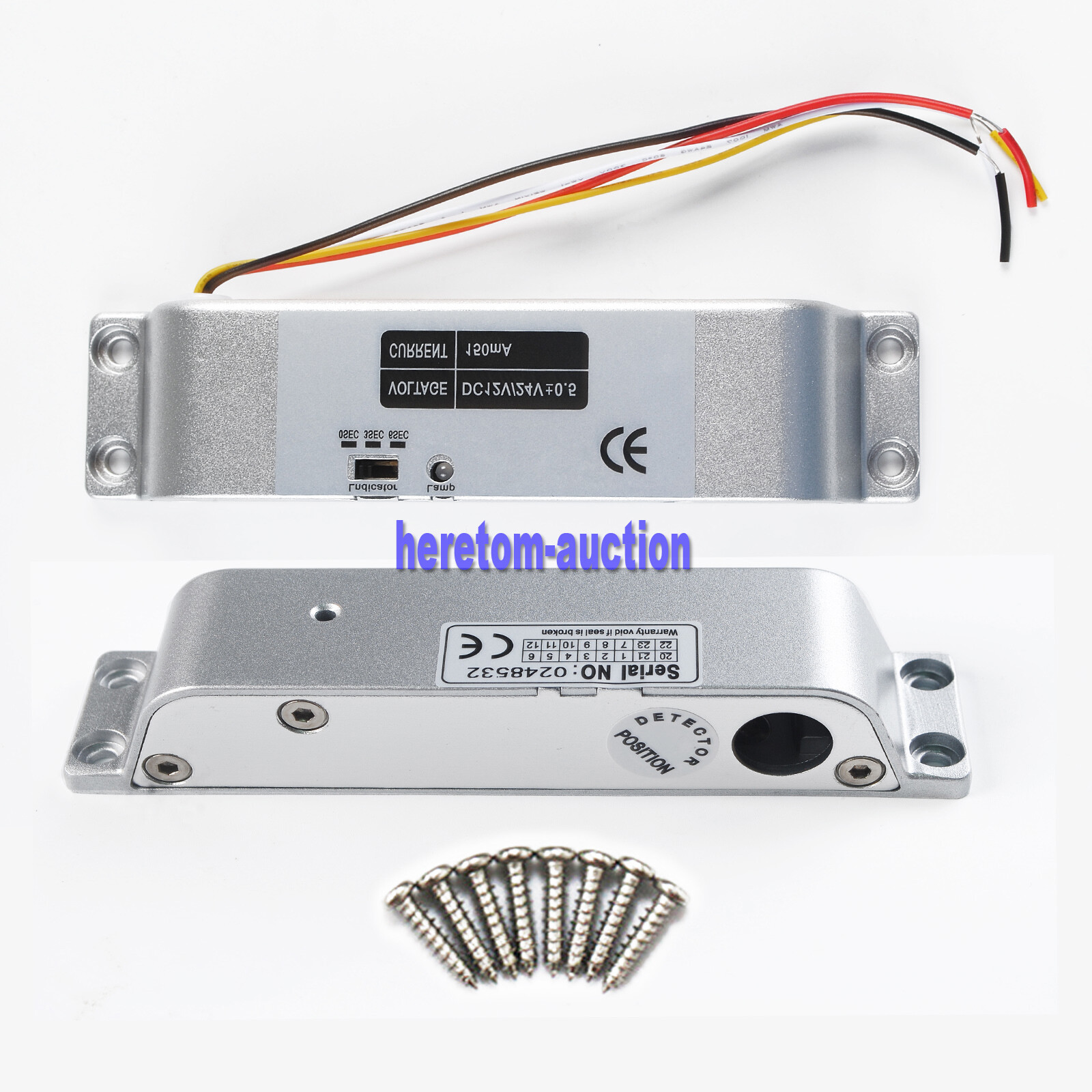 DC12V Electric Drop Bolt Lock for Door Access Control System NC Fail-Safe