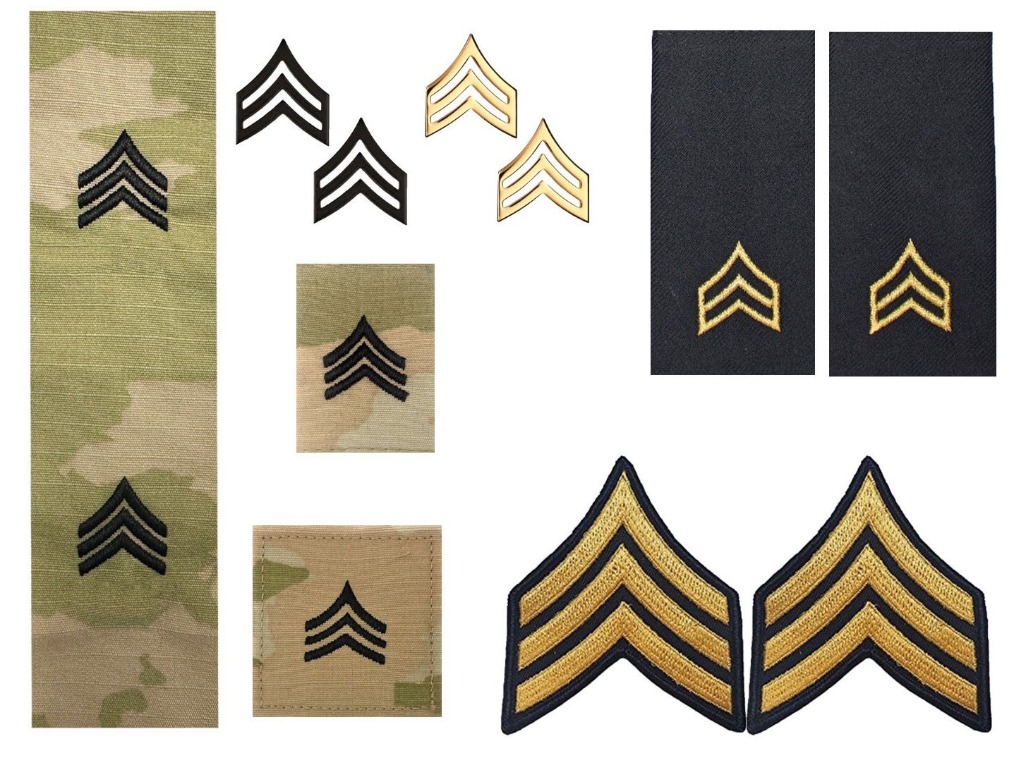 Sergeant Female Rank Bundle (As Issued by US Military)-Veteran Owned Business