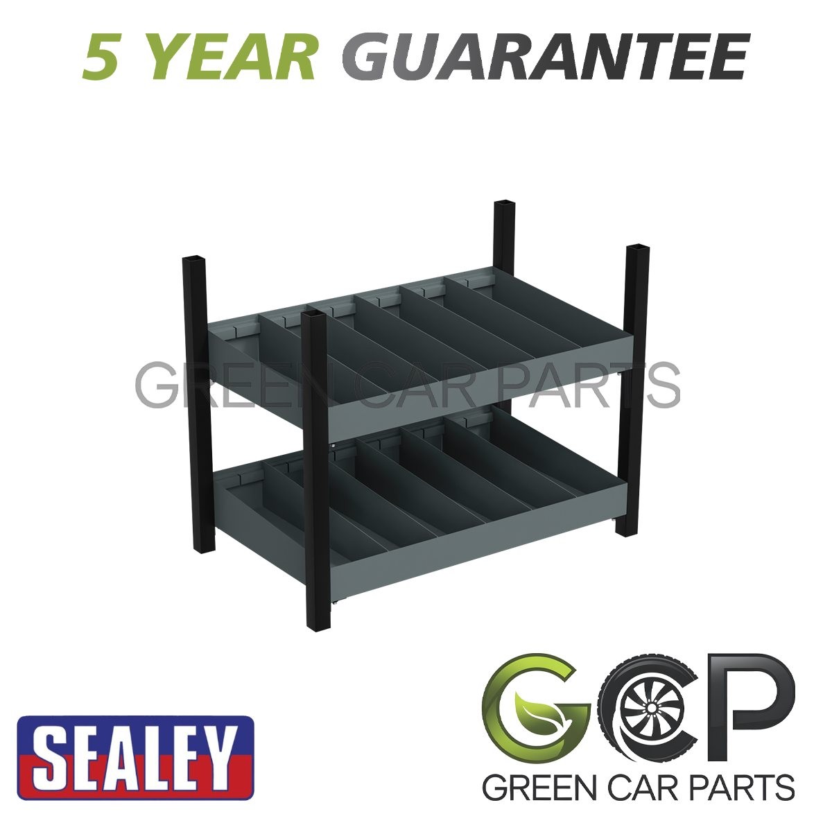 Sealey Modular Storage Mid Unit 2 Compartment Shelve 580mm APMRM4
