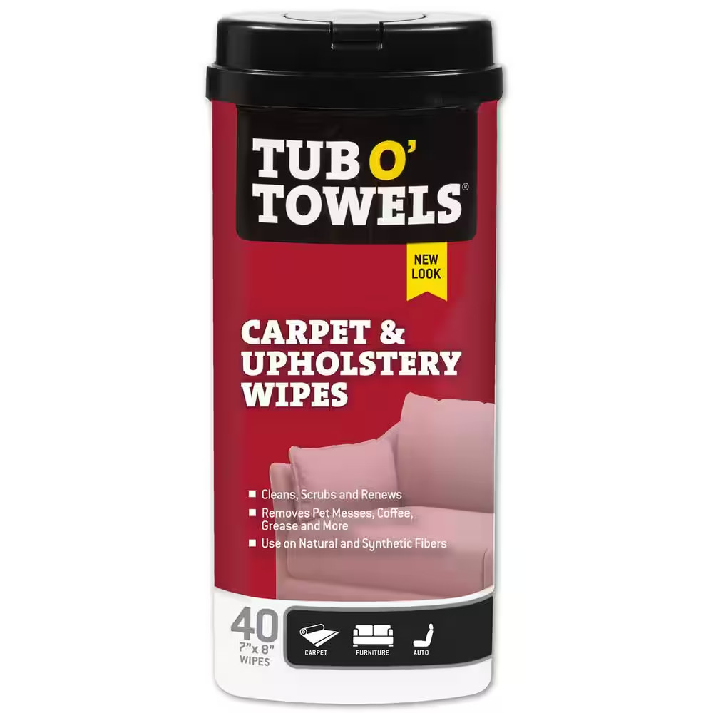 Carpet and Upholstery Cleaning Wipes