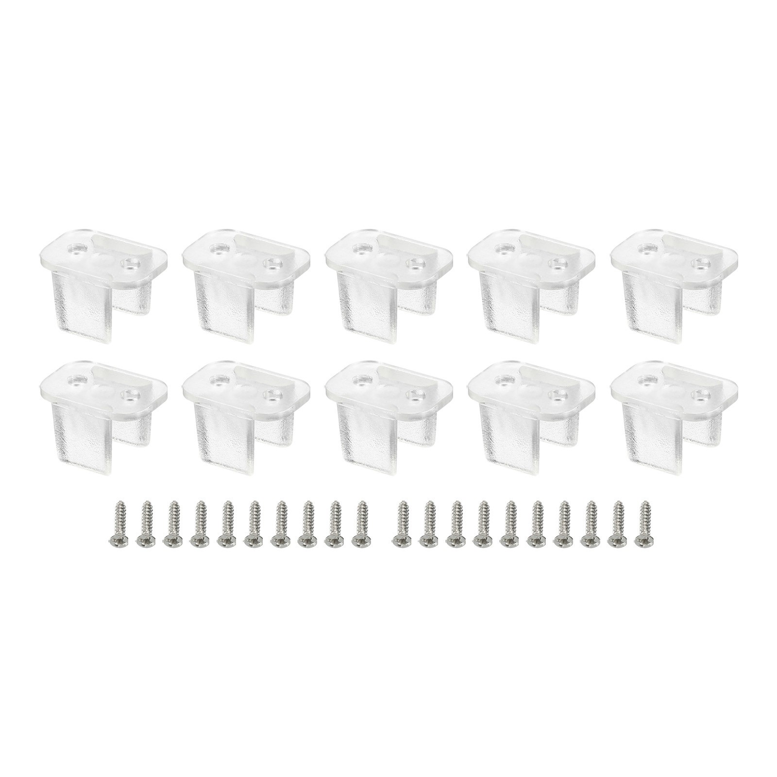 100pcs Waterproof LED Strip Mounting Clips Holder Bracket Support Fixing Clamps
