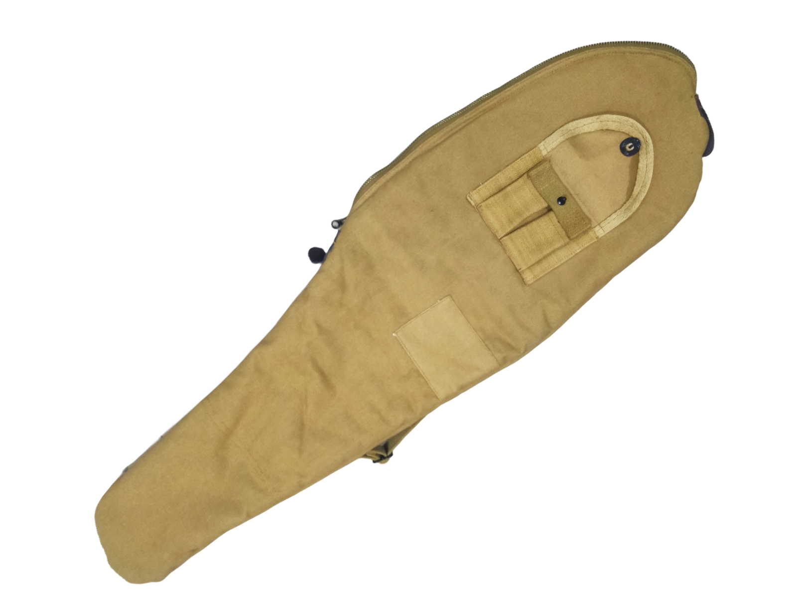 WW2 M1 CARBINE FLEECE LINED CANVAS CASE WITH CARRY STRAP Marked