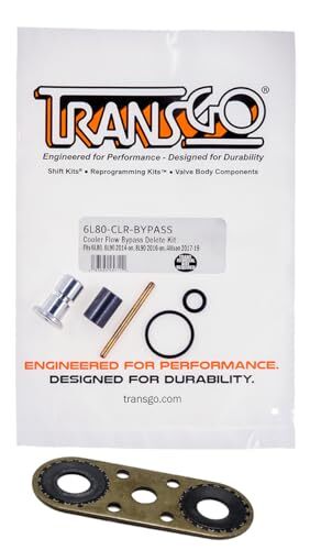 TransGo Cooler Flow Bypass Kit 6L80 6L90 with Bypass Gasket , 6L80-CLR-BYPASS