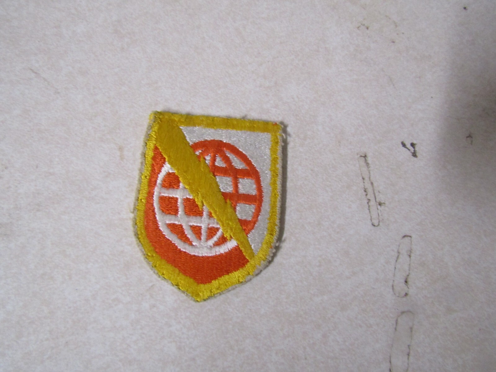 MILITARY PATCH OLD ORIGINAL WW2 ERA US ARMY COMBINED FORCES INFORMATION SYSTEMS
