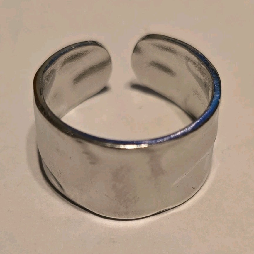 Silver Adjustable Band Toe Ring Metal Open Style No Stone Fashion Jewelry