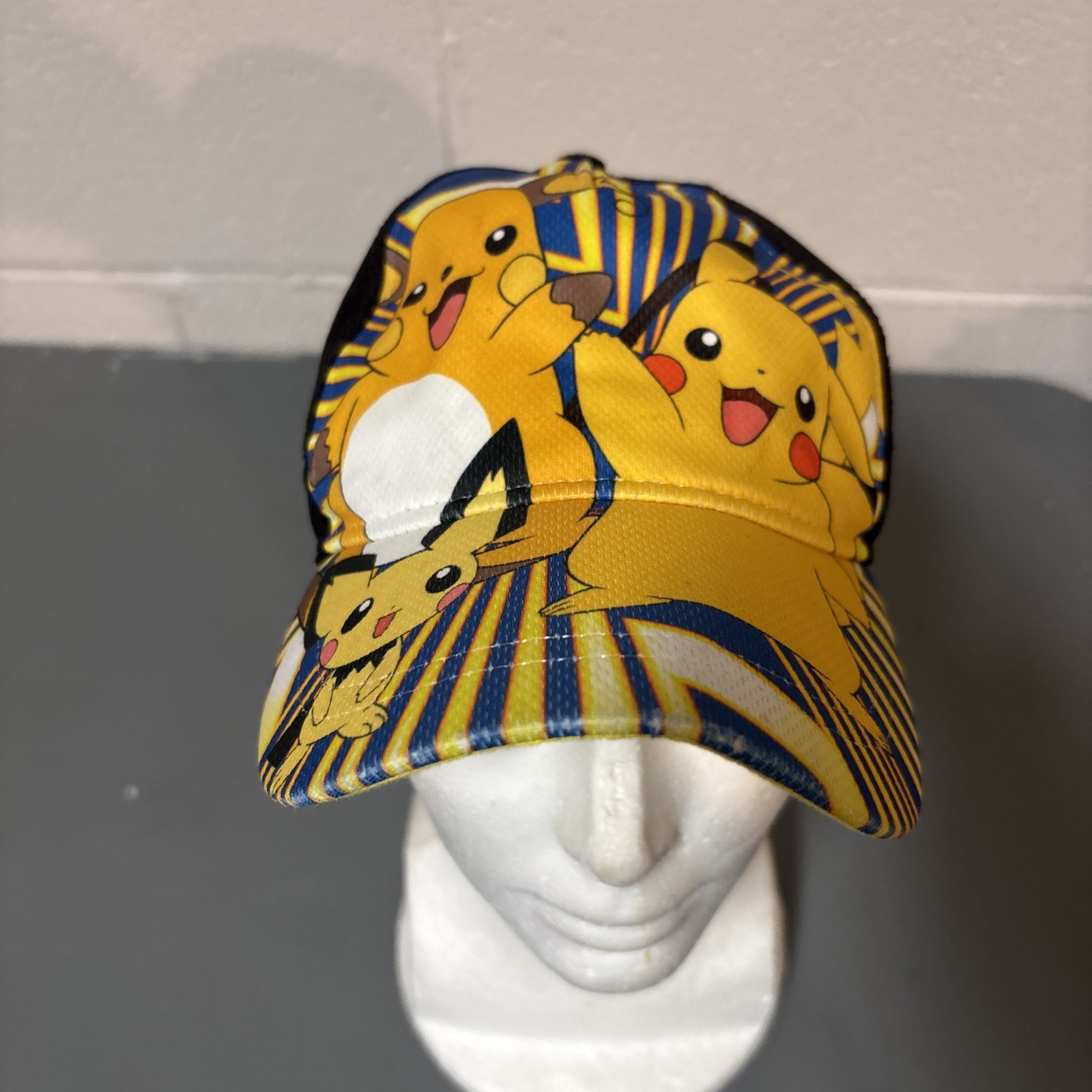 2016 Official Pokemon Hat Cap Youth OSFM Pikachu Evolution