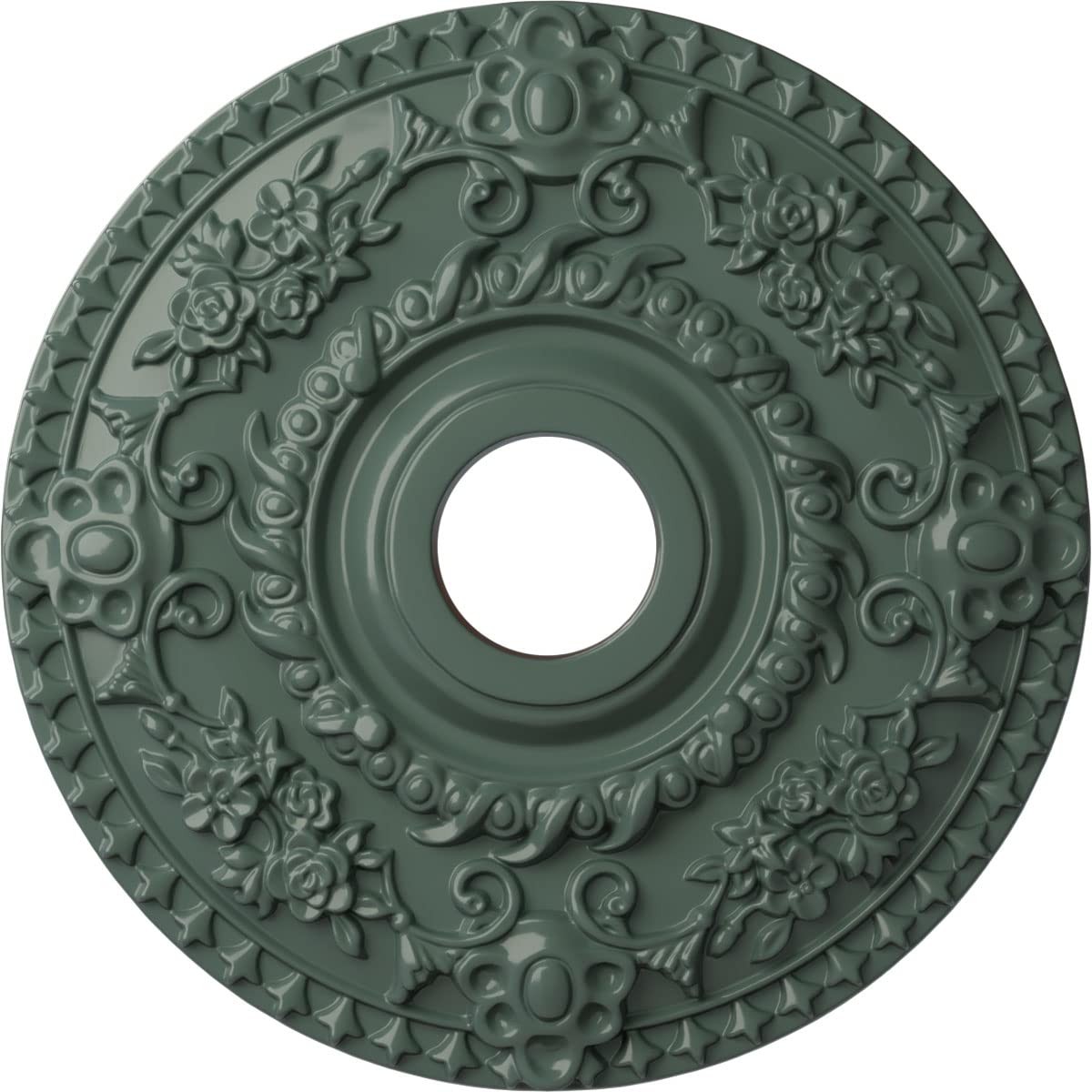 Ekena Millwork Cm18Rocbf Rose Ceiling Medallion Cloud Burst