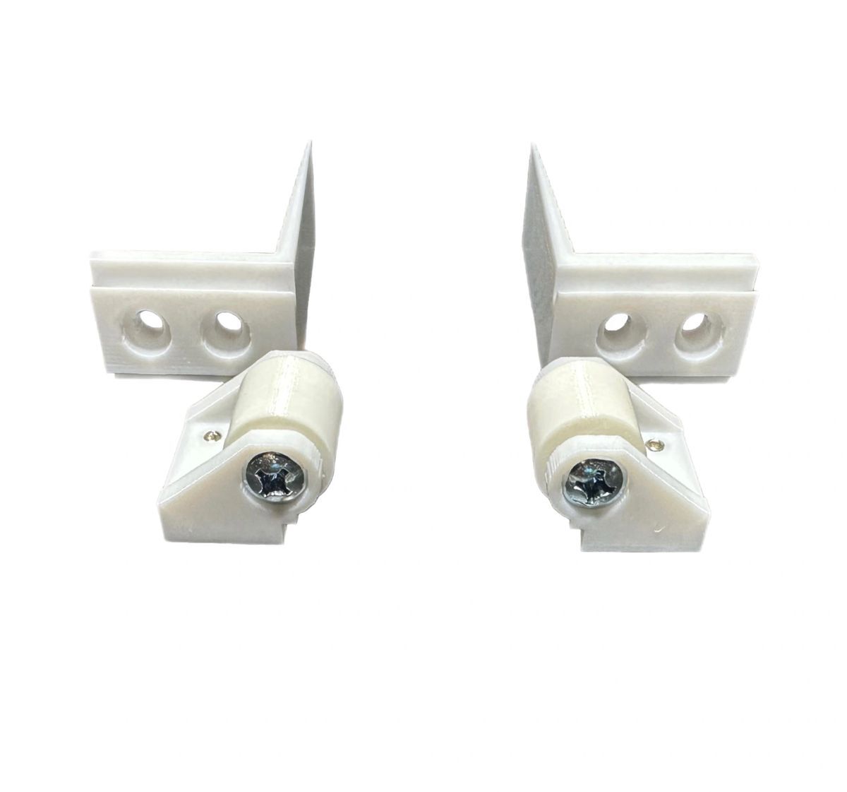 The Adjustable Pocket Door Guide (White)