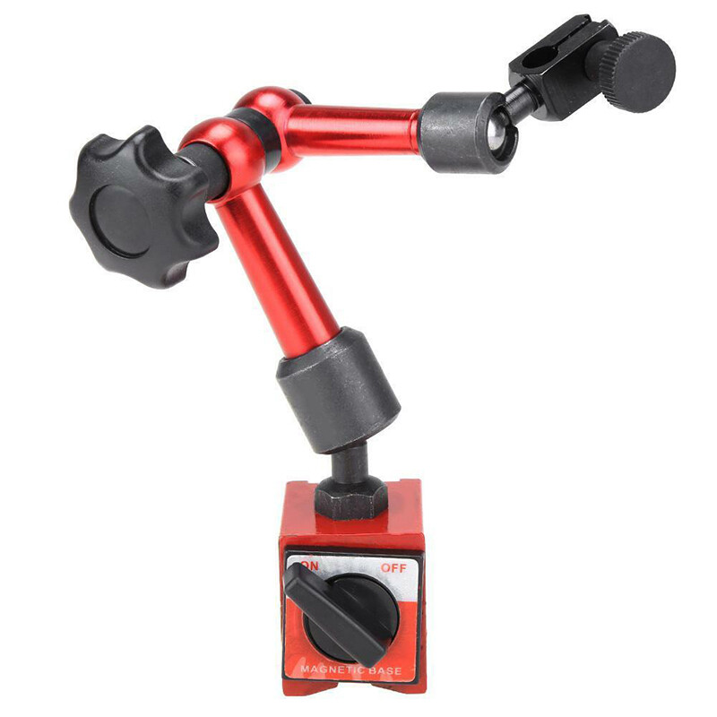 Test Indicator Tool Universal Flexible Magnetic Metal Base Holder Stand Dial
