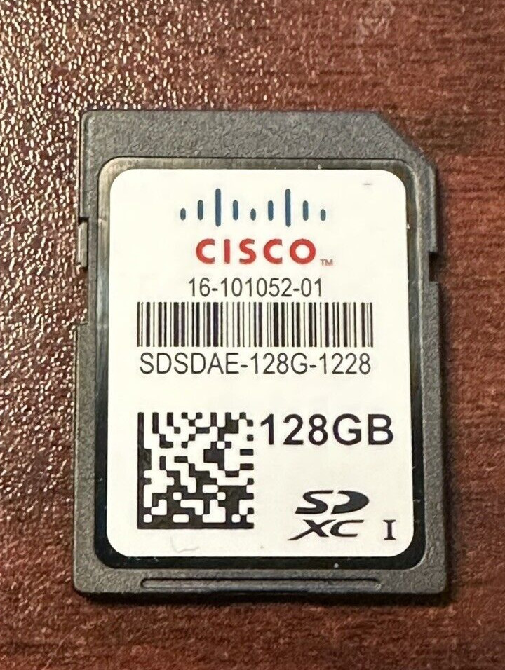 Cisco 128GB SD Card SDSDAE-128G-1228 Servers Switches Routers Genuine