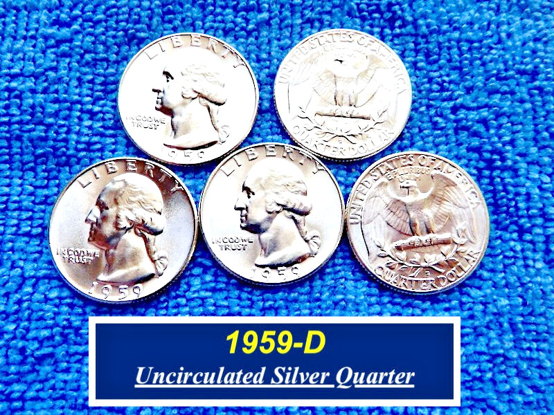 1959-D  "BU"    Washington Quarter ➪ ONE COIN ➪ 259D