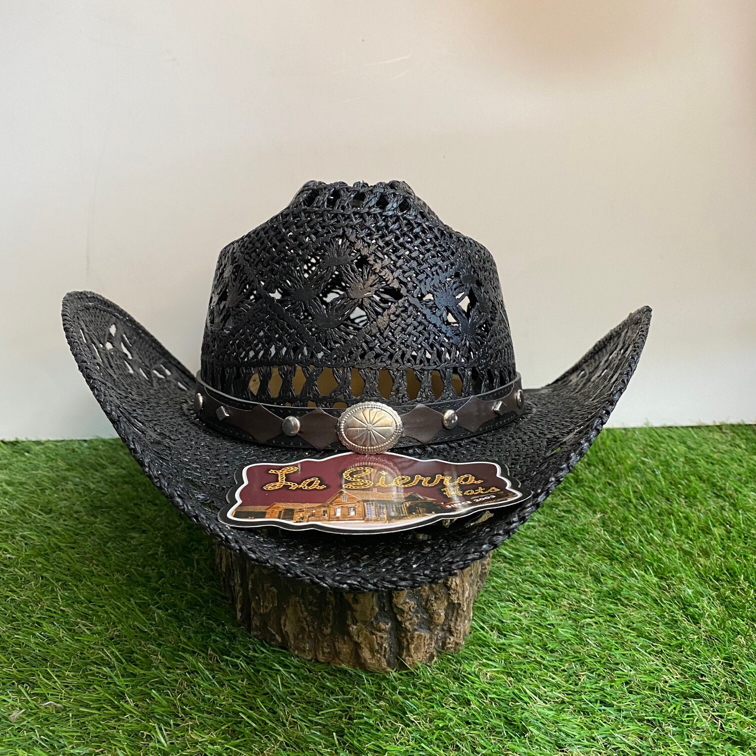 Woman's Western Cowboy Cowgirl Hat Sombrero Straw Mexicana Rodeo Negra
