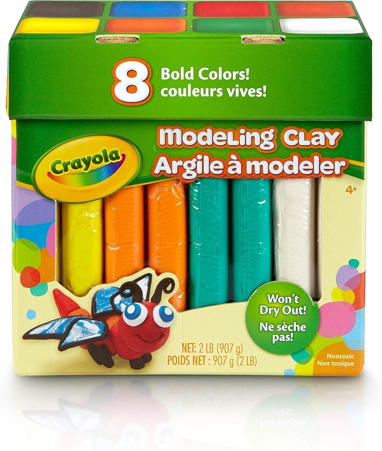 Ultimate 2lbs Modeling Clay Set - Non-Drying, Perfect for Kids 4 & Older