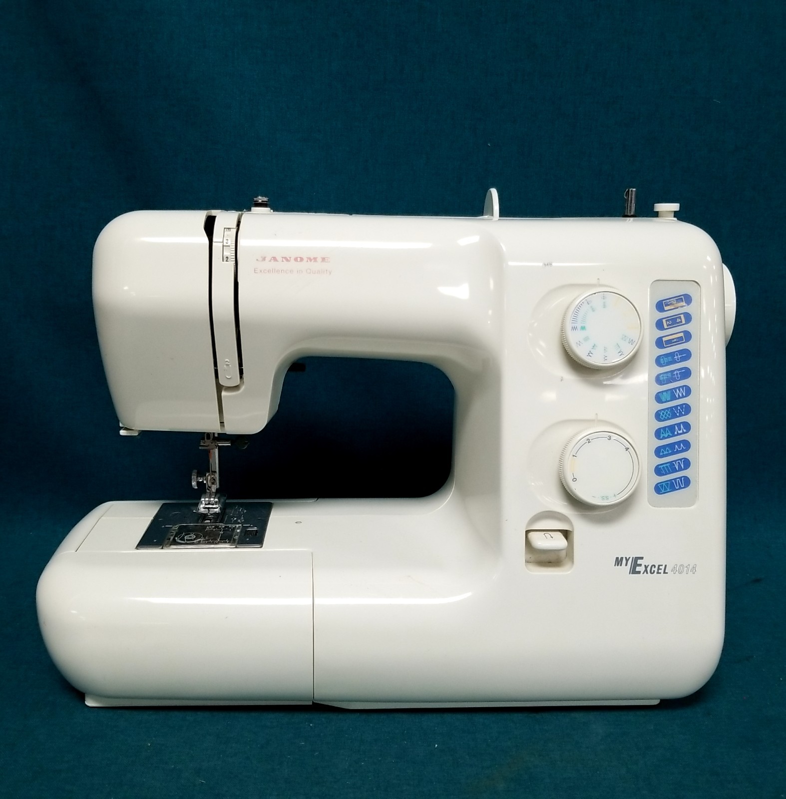 Untested No Pedal Janome My Excel 4014 Sewing Machine ME4014