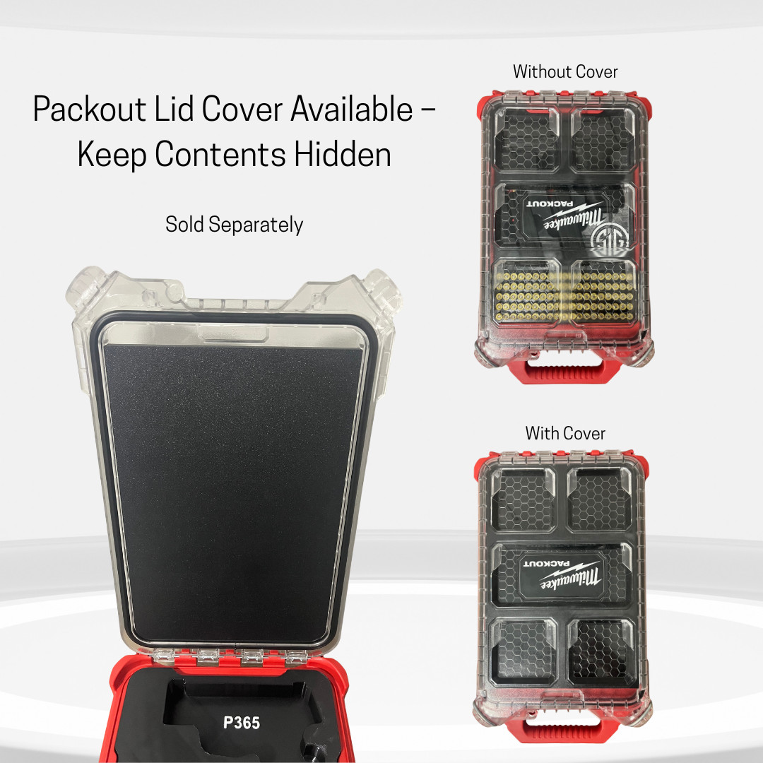 Glock 21 Insert for Milwaukee Packout – Holds 2 Mags + 75 Rounds
