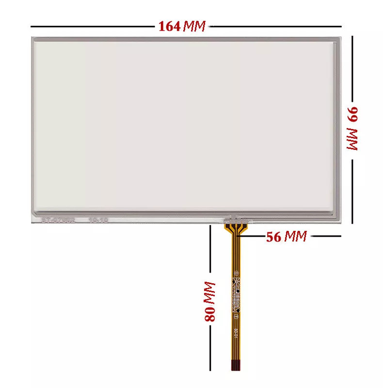7 inch 4-wire Touch screen Digitizer 164mmx99mm Fit for AT070TN92 LCD Panel