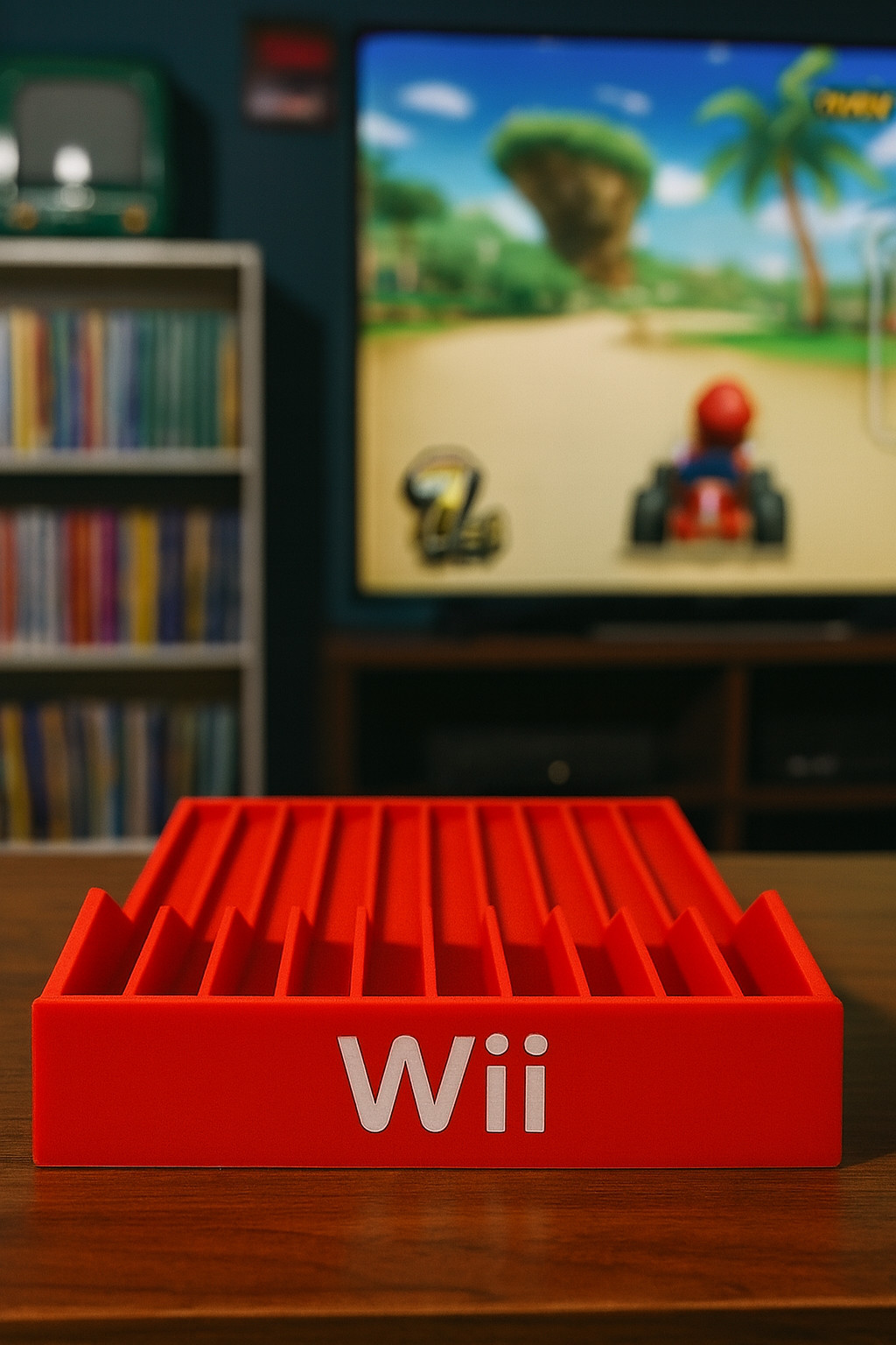 Nintendo Video Game Holder Fits Wii Switch GameCube Case 12 Slot Storage Rack