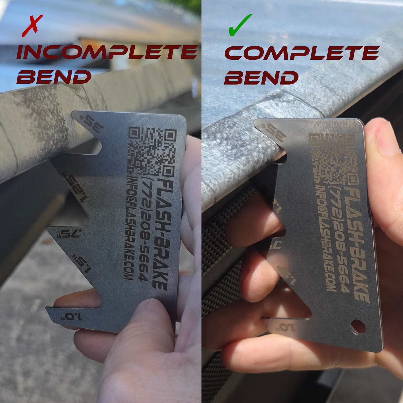 Flash-Brake Metal Roofing Panel Scribe