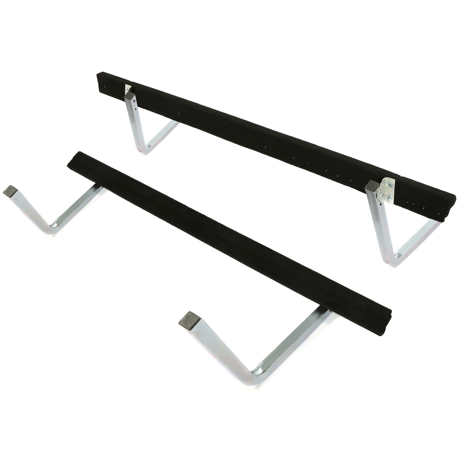 Boat Trailer Bunk Board Guide-On 5' Feet Rail Makes Loading Boat w/Brackets Kit