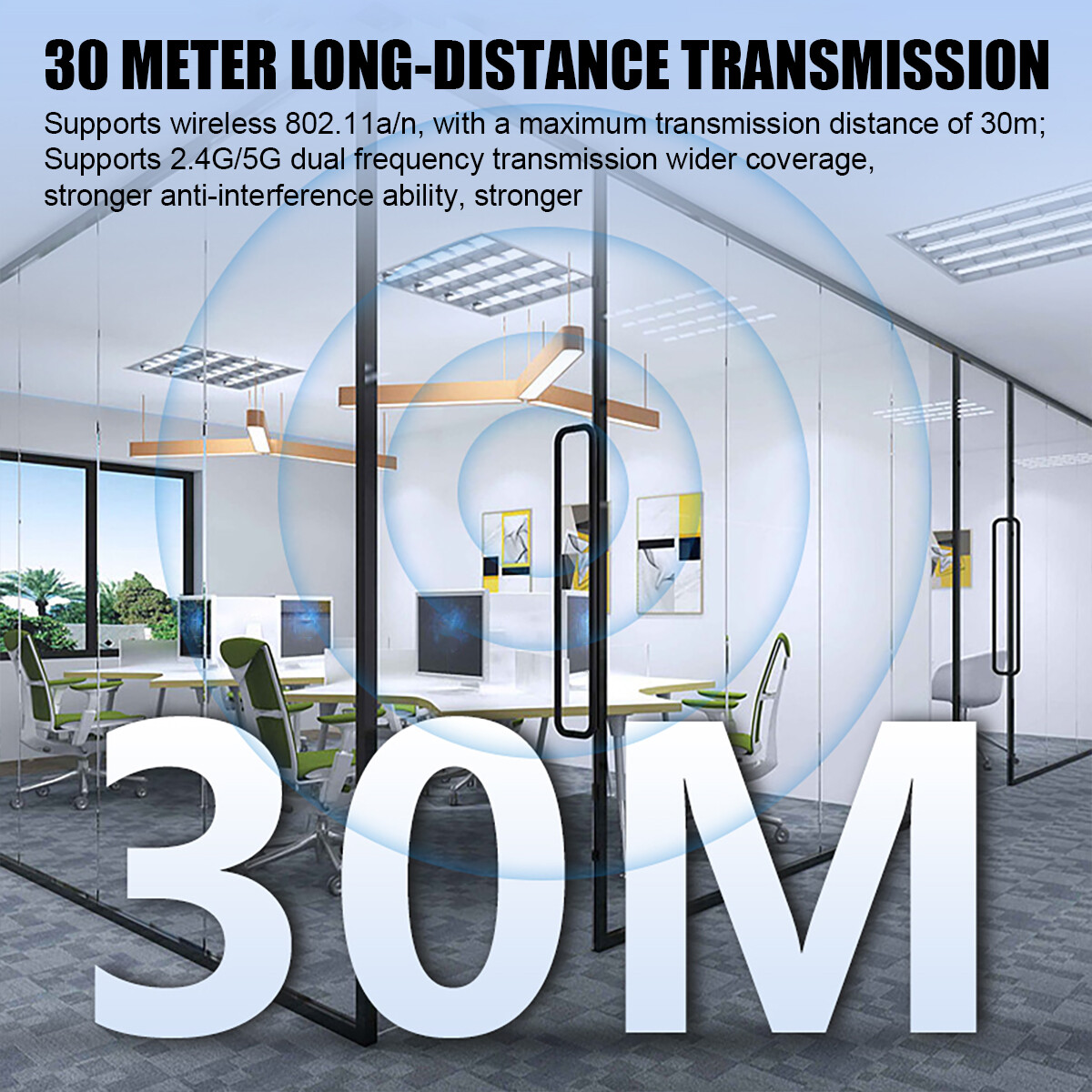 60Hz 1080P HDMI Wireless Extender Video Transmitter and Receiver Kit Long Range